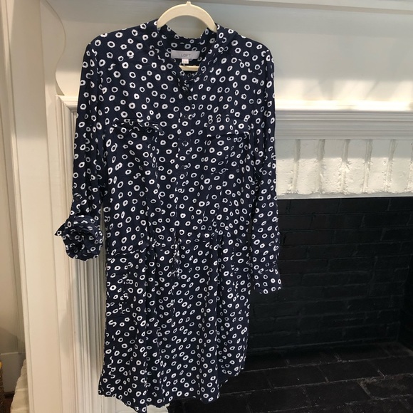 LOFT Dresses & Skirts - Loft navy dress size Large